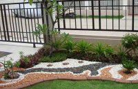 Landscape Design Of A Small Area With His Hands